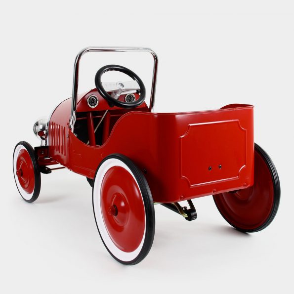 Classic Red Pedal Car Rear