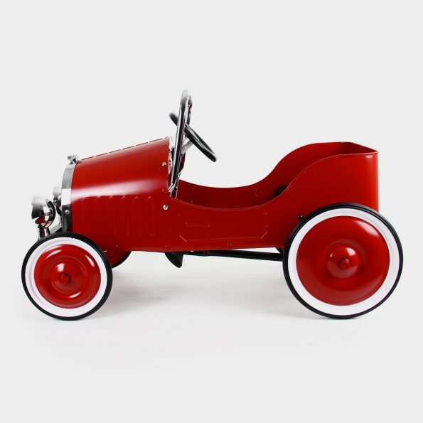 Classic Red Pedal Car Side