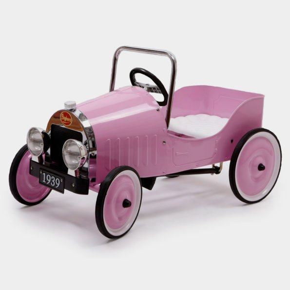 Classic Pink Pedal Car