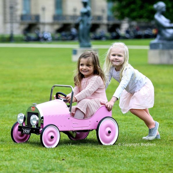 Classic Pink Pedal Car